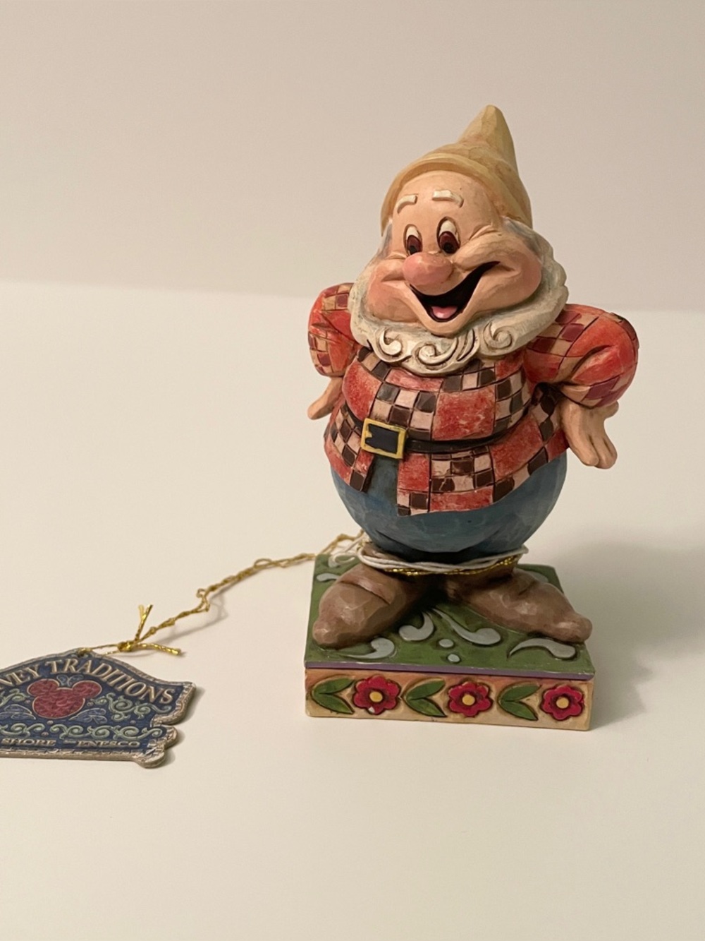 Disney Traditions Jim Shore Happy Dwarf Figurine Snow White Enesco #4013984